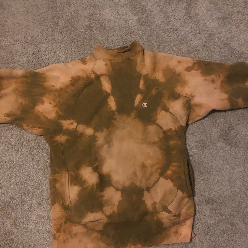 Champion vintage mock neck reverse weave pullover hoodie